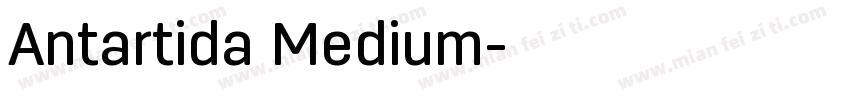 Antartida Medium字体转换